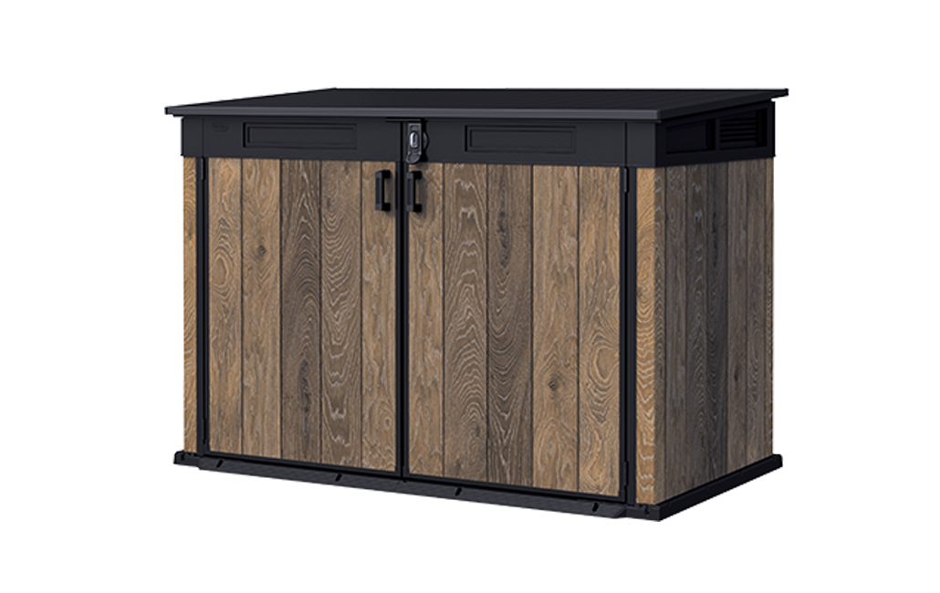 Keter Signature 2020L Storage Shed Walnut Brown Keter UK